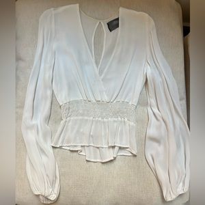 REFORMATION - white blouse